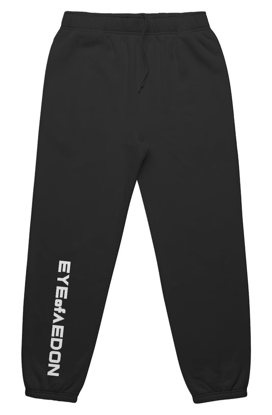 EYEofAEDON VERTIC SWEATPANTS (BLACK)