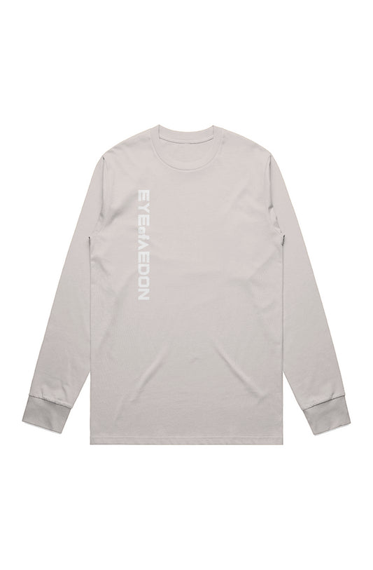 EYEofAEDON VERTIC LONG SLEEVE TEE (BONE)