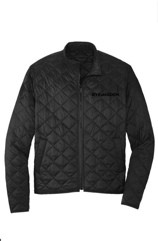 EYEofAEDON QUILTED JACKET (DEEP BLACK)