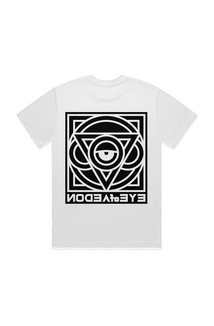 THIRD EYE MIRRORED TEE (WHITE)