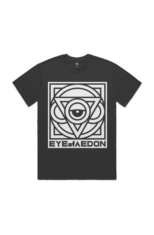 THIRD EYE MIRRORED TEE (BLACK)