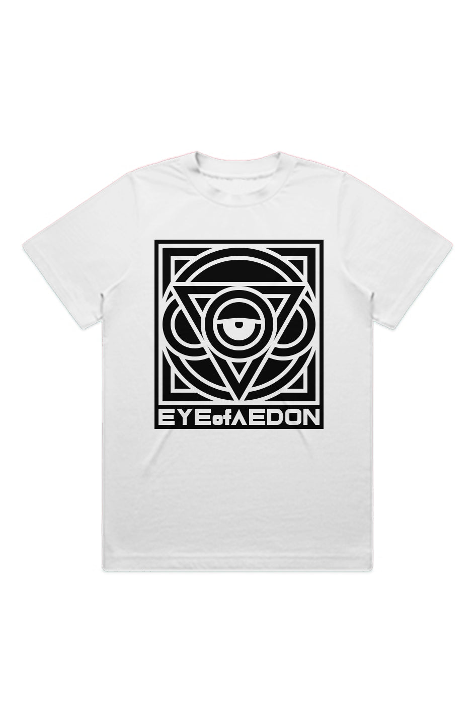 THIRD EYE MIRRORED TEE (WHITE)