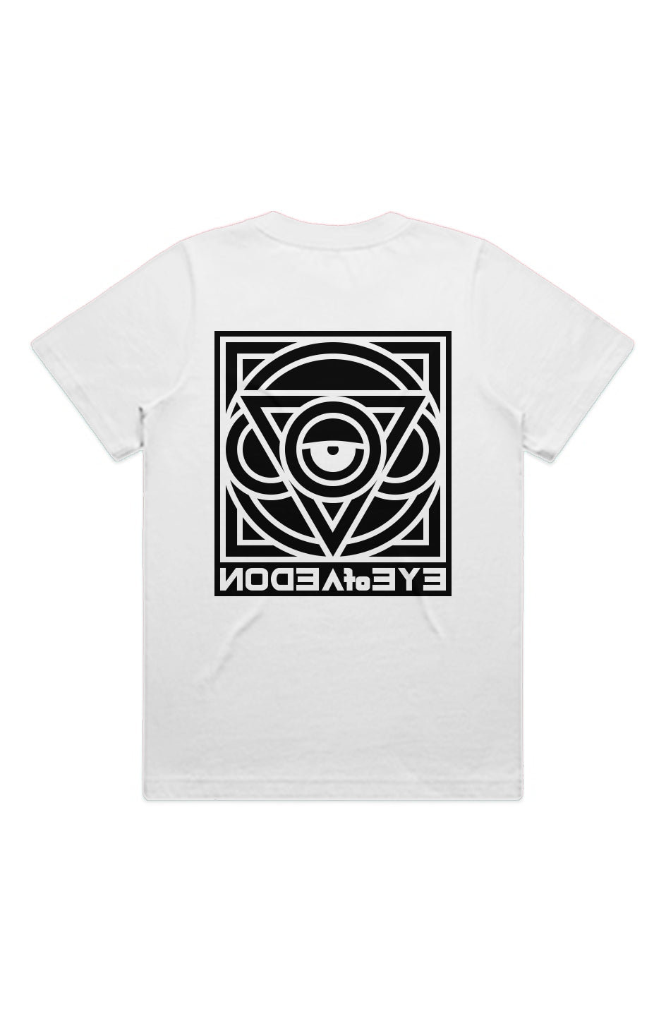 THIRD EYE MIRRORED TEE (WHITE)