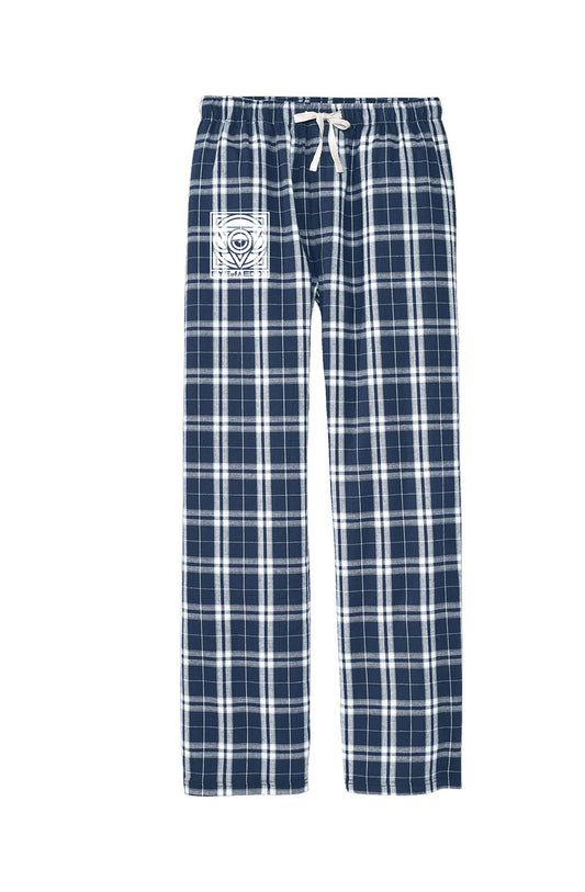 THIRD EYE PLAID FLANNEL PANTS (NAVY/WHITE)