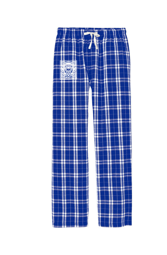 THIRD EYE PLAID FLANNEL PANTS (ROYAL/WHITE)