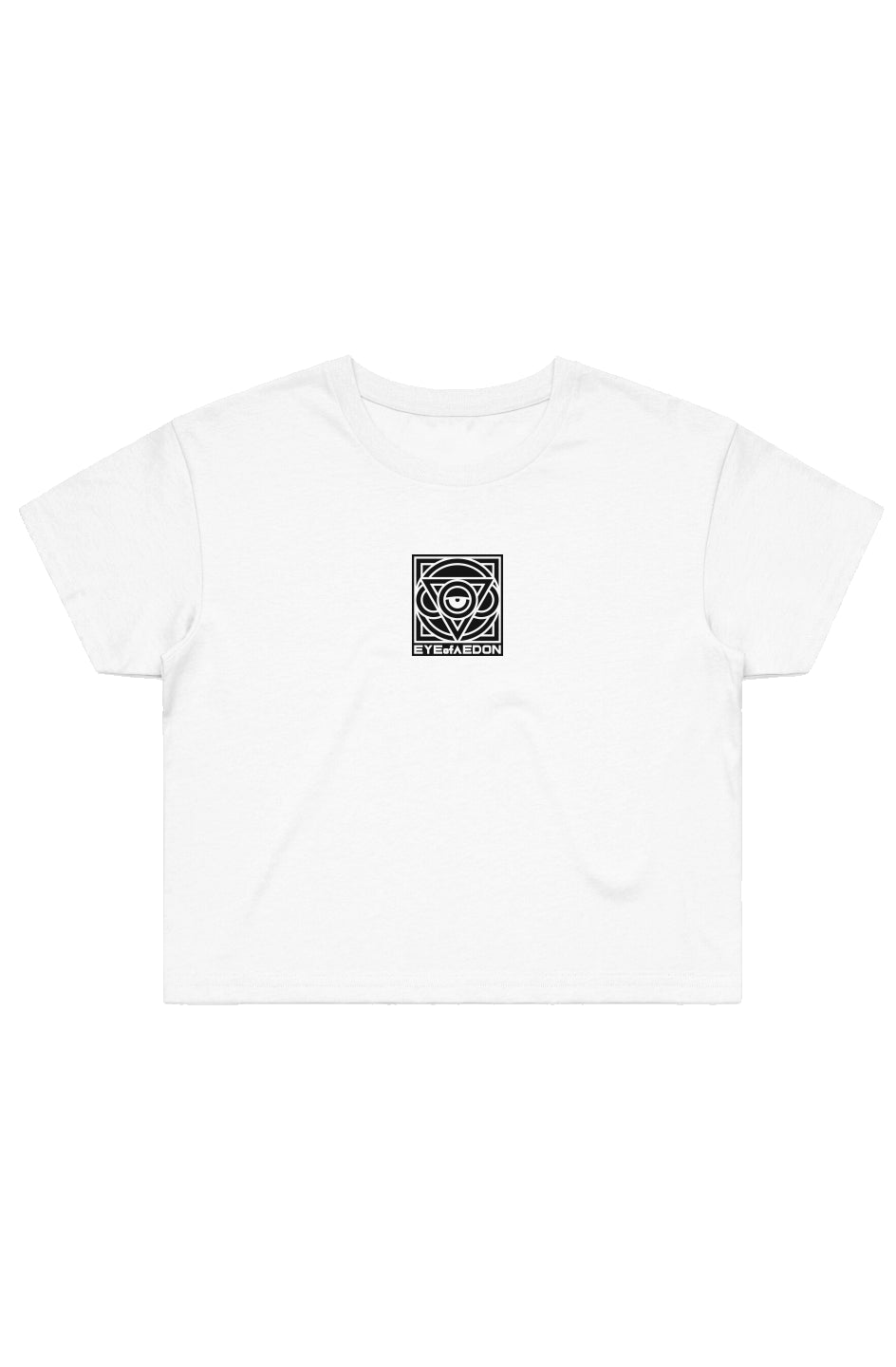 THIRD EYE CROP TEE (WHITE)