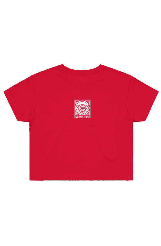 THIRD EYE CROP TEE (RED)