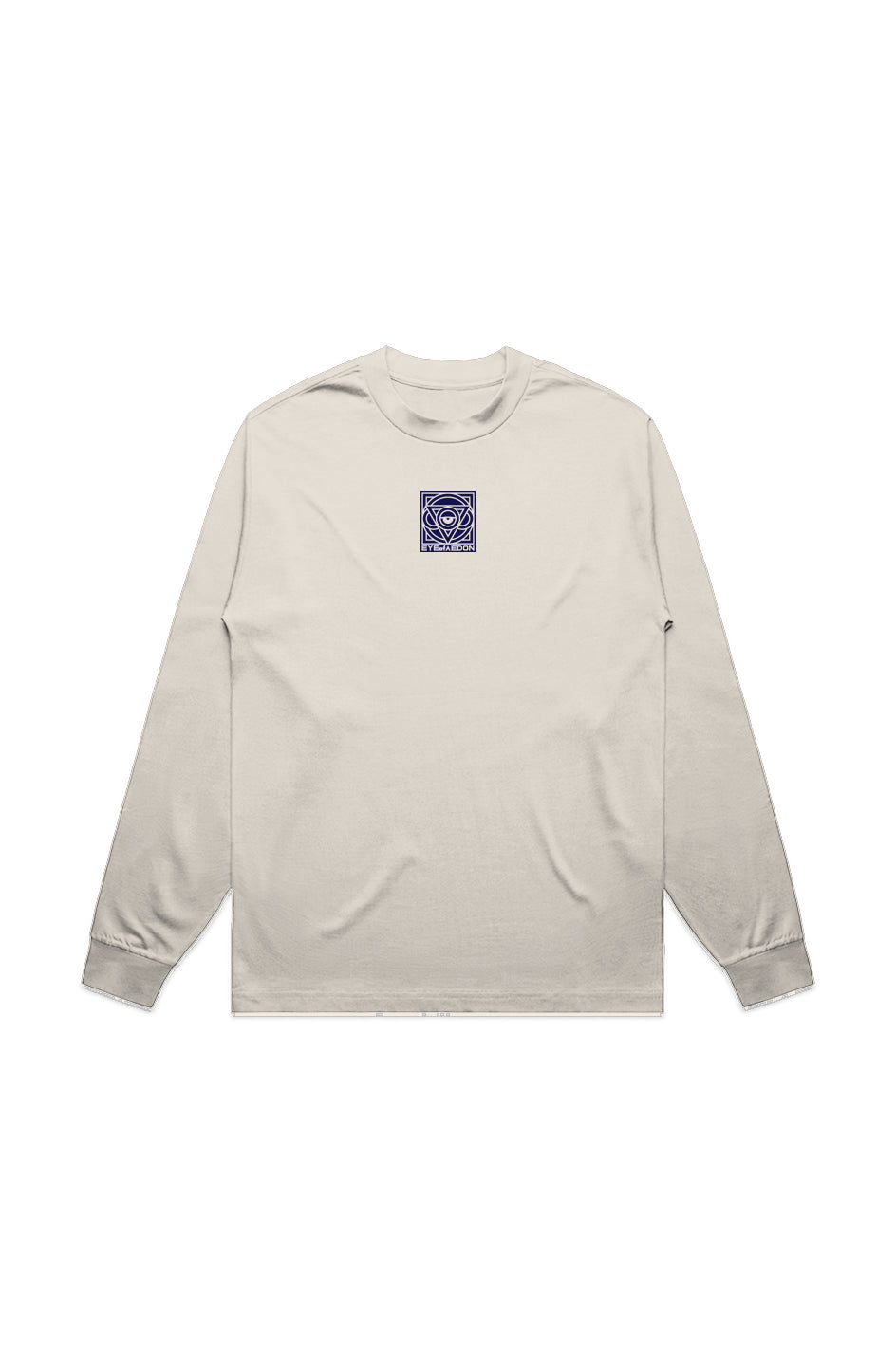 THIRD EYE LONG SLEEVE TEE (ECRU/NAVY)