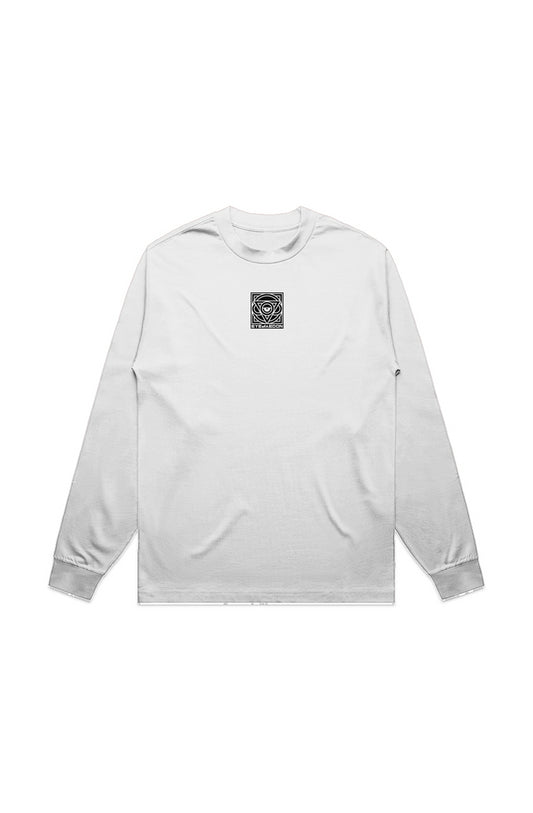 THIRD EYE LONG SLEEVE TEE (WHITE/BLACK)