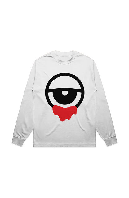 SACRIFICIAL EYE LONG SLEEVE TEE (WHITE/BLACK/RED)