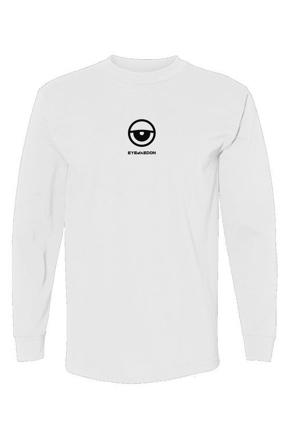 EYEofAEDON EYE LONG SLEEVE TEE (WHITE/BLACK)