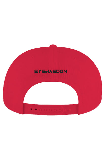 EYEofAEDON EYE CAP (RED/BLACK)